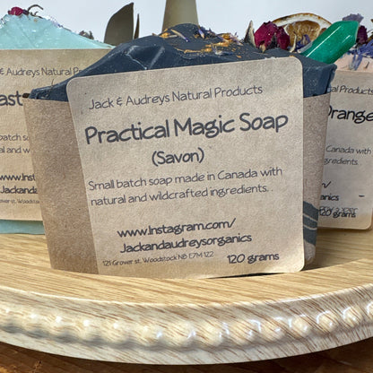 Jack and Audrey's Botanical Topped Soaps