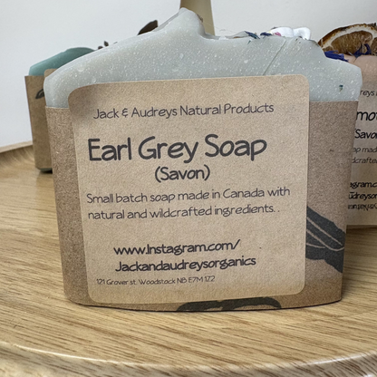 Jack and Audrey's Botanical Topped Soaps