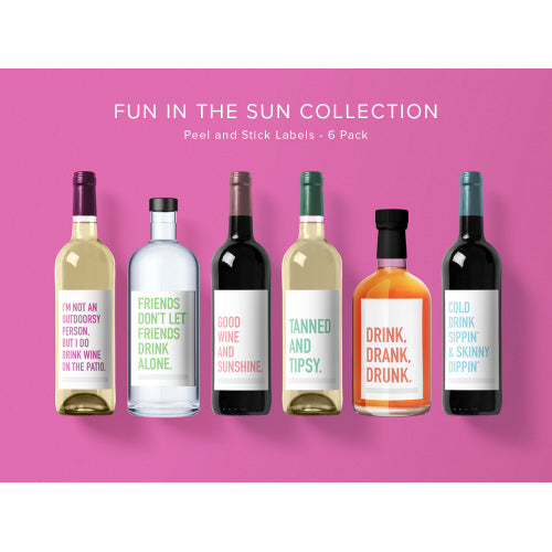 Fun in the Sun Wine Labels